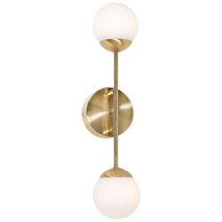 Pearl 18&quot; LED Sconce - Satin Brass