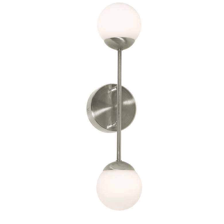 Image 1 Pearl 18 inch LED Sconce - Satin Nickel