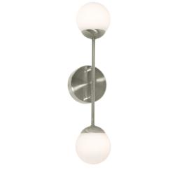 Pearl 18&quot; LED Sconce - Satin Nickel