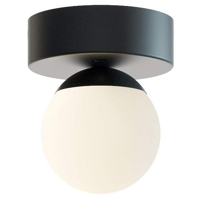 Image 1 Pearl 4 1/4" Wide Black LED Ceiling Light