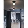 Thumbnail3 of Pearl 4 1/4" Wide Black LED Ceiling Light more views