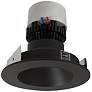 Pearl 4" Black 3000K LED Deep Cone Retrofit Reflector Trim