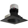 Pearl 4" Black LED Square/Round Deep Cone Reflector Trim