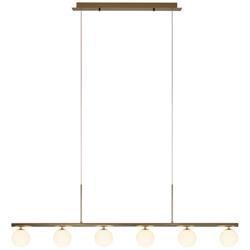 Pearl 48.2&quot; Polished Brass Pendant