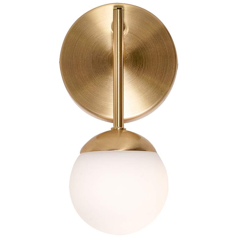 Image 2 Pearl 9" LED Sconce - Satin Brass more views