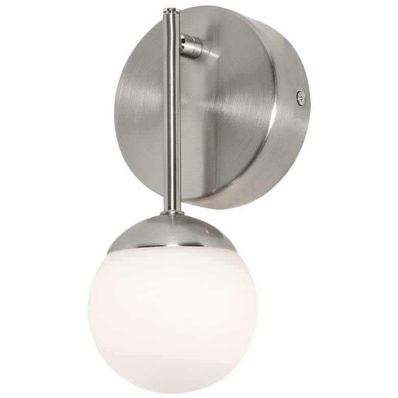 Image 1 Pearl 9 inch LED Sconce - Satin Nickel