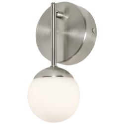 Pearl 9&quot; LED Sconce - Satin Nickel