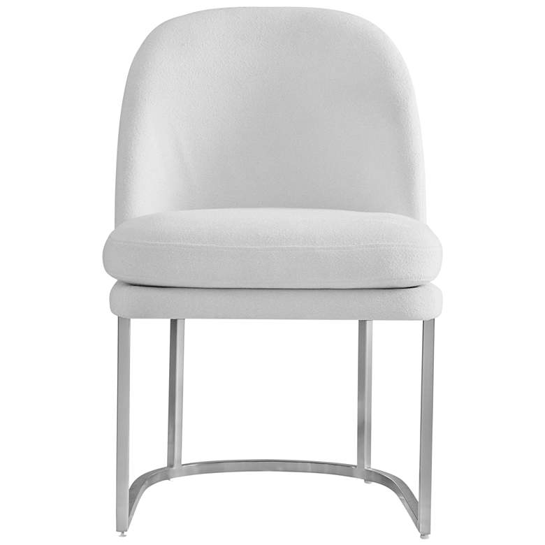 Image 1 Pearl Bone Fabric Dining Chair