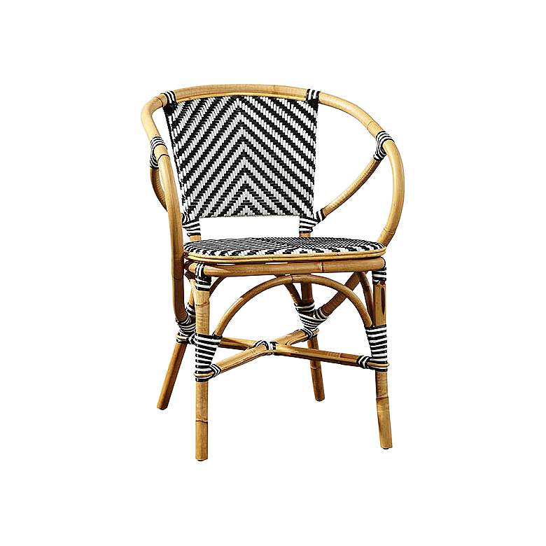 Image 1 Pearl Natural and Black Bistro Chair