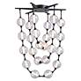 7_Pearla 28" LED Pendant in Matte Black with Iridescent Glass Shade more views