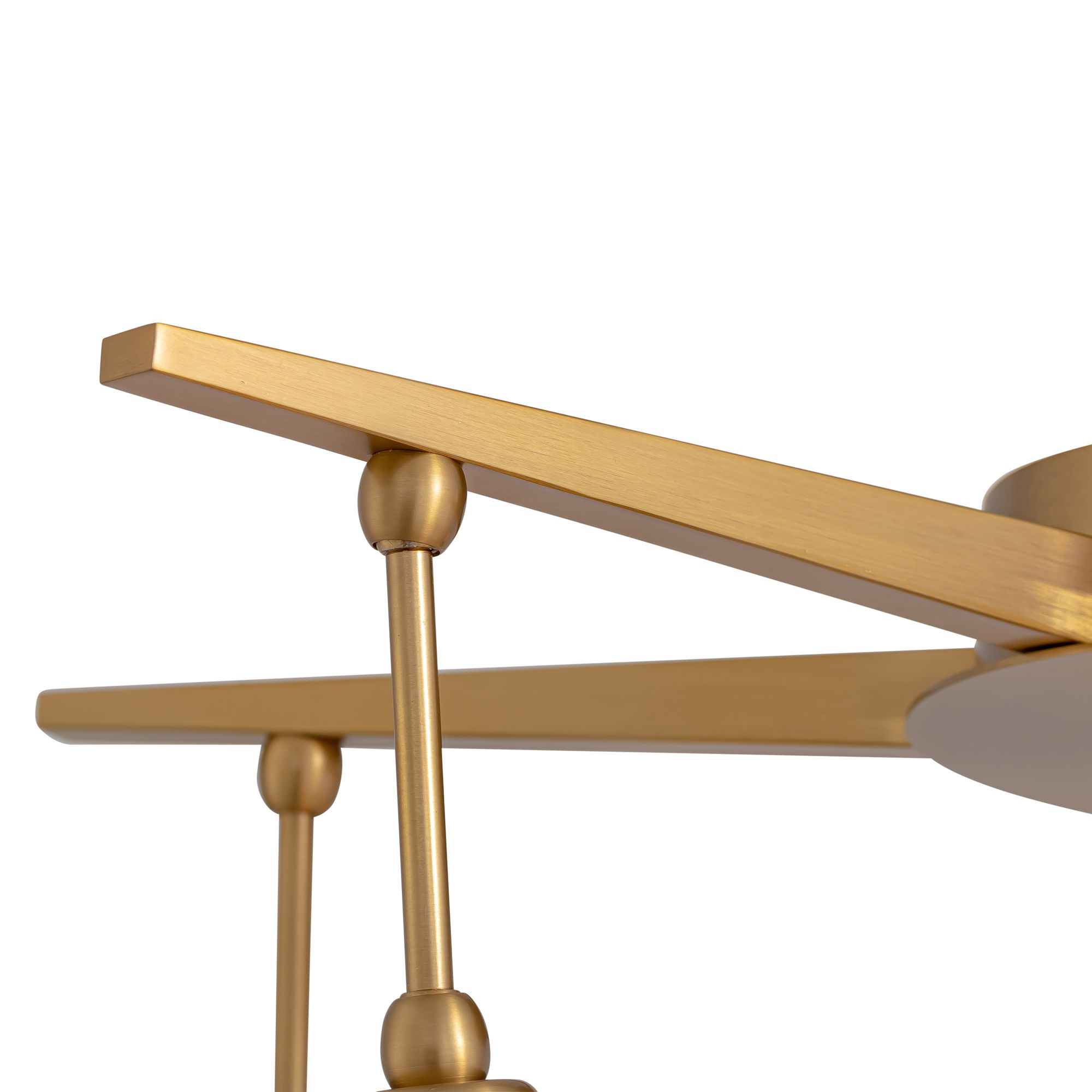 Pearla 34" LED Pendant in Brushed Champagne Bronze w Iridescent Glass Shade