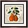 Pears 18 1/2" Square Fruit Wall Art