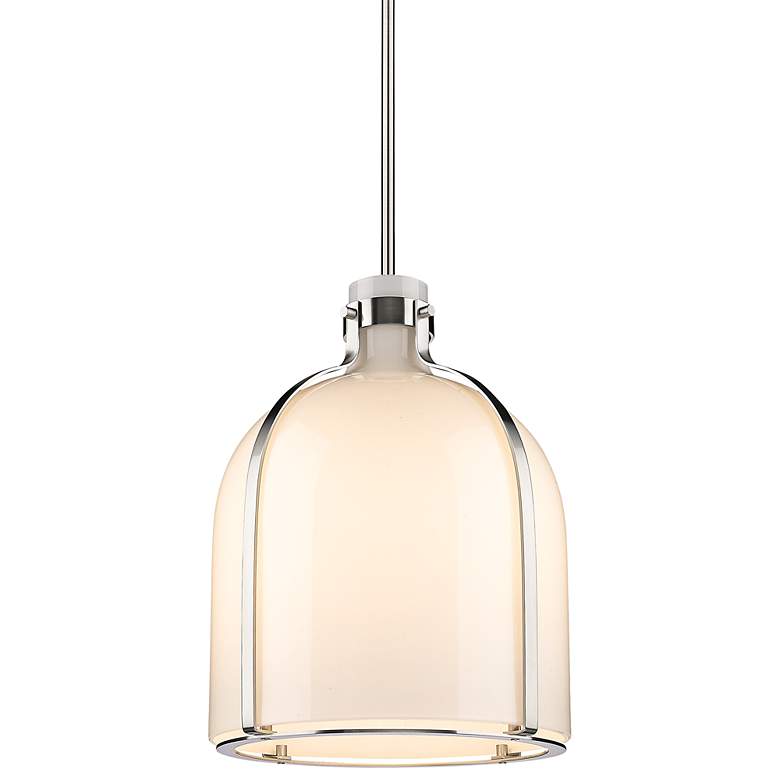 Image 1 Pearson 12 1/4" Wide Brushed Nickel Pendant Light