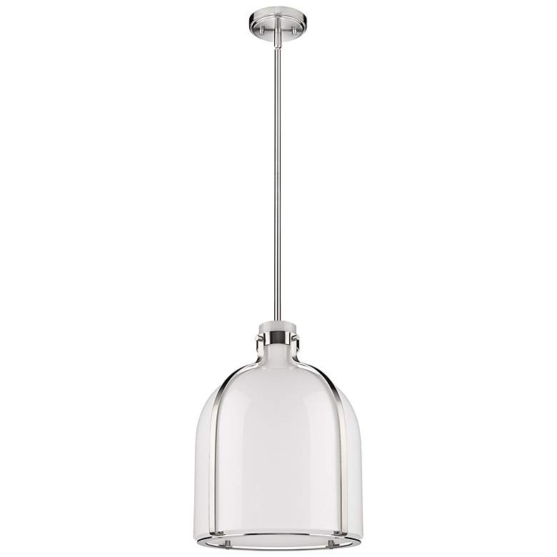 Image 5 Pearson 12 1/4" Wide Brushed Nickel Pendant Light more views