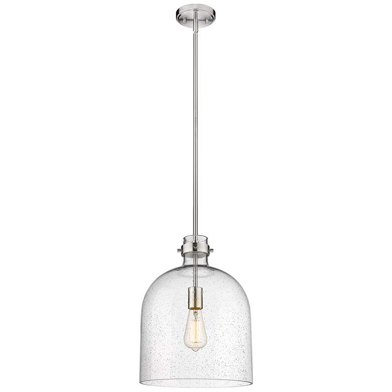 Image 1 Pearson 12" Wide Brushed Nickel Mini Pendant
