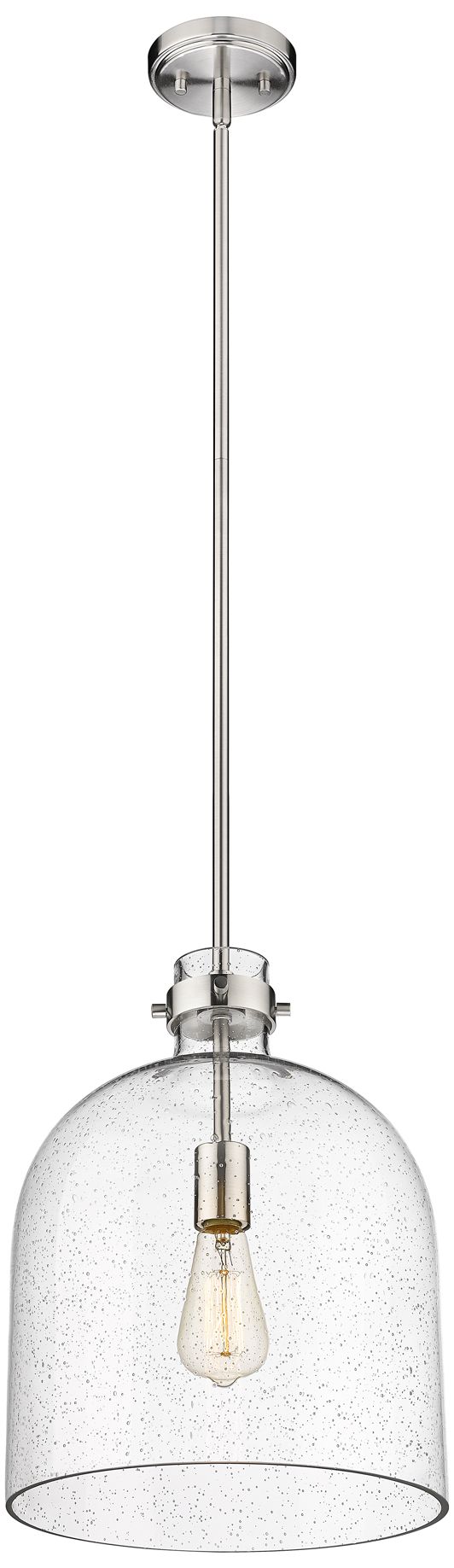 Image 5 Pearson 12" Wide Brushed Nickel Mini Pendant more views