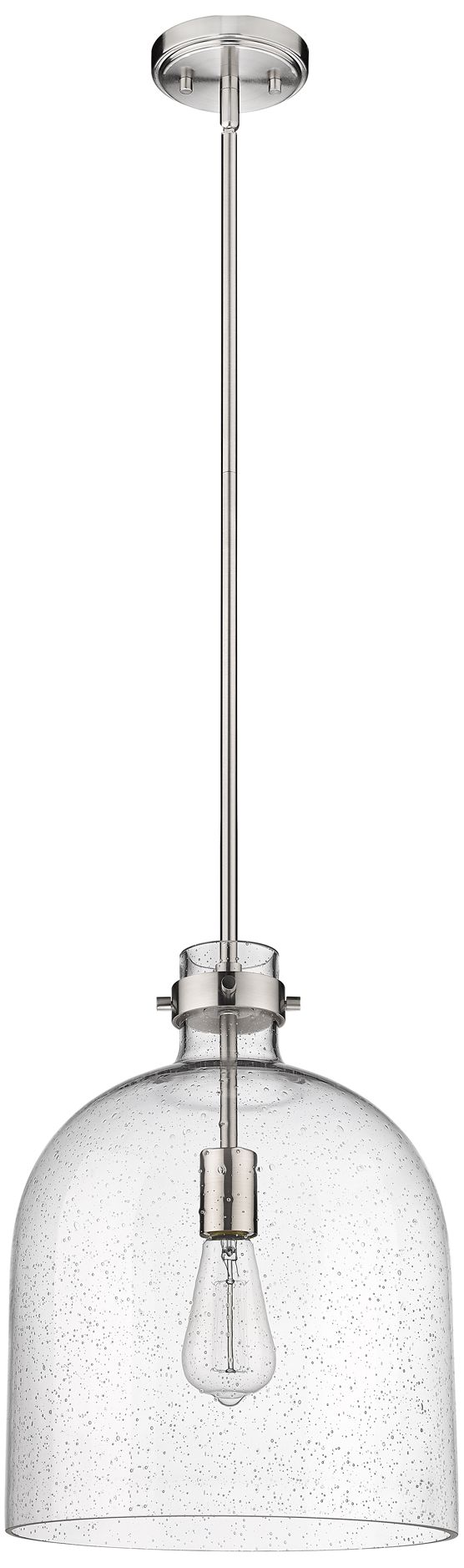 Image 7 Pearson 12" Wide Brushed Nickel Mini Pendant more views