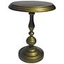 1_Pearson 18 1/2" Wide Antique Brass Round Accent Table