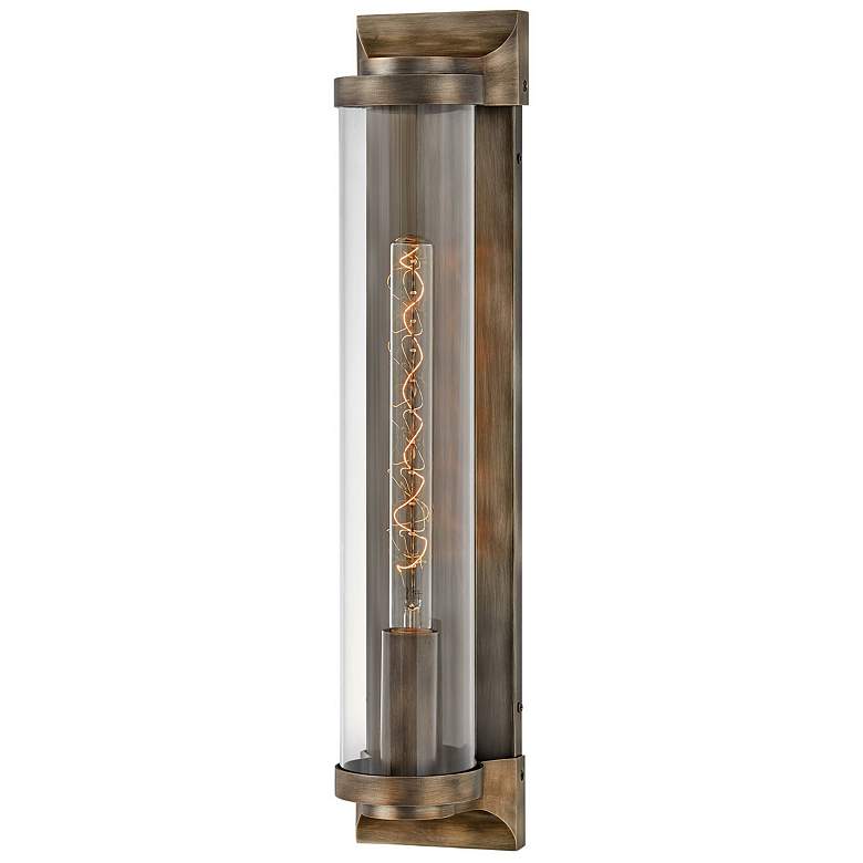 Image 1 Pearson 22" High Burnished Bronze Outdoor Wall Light