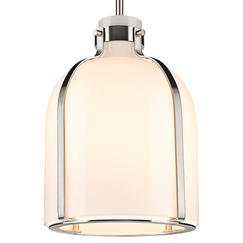 Image 2 Pearson 9 3/4" Wide Brushed Nickel Mini Pendant more views