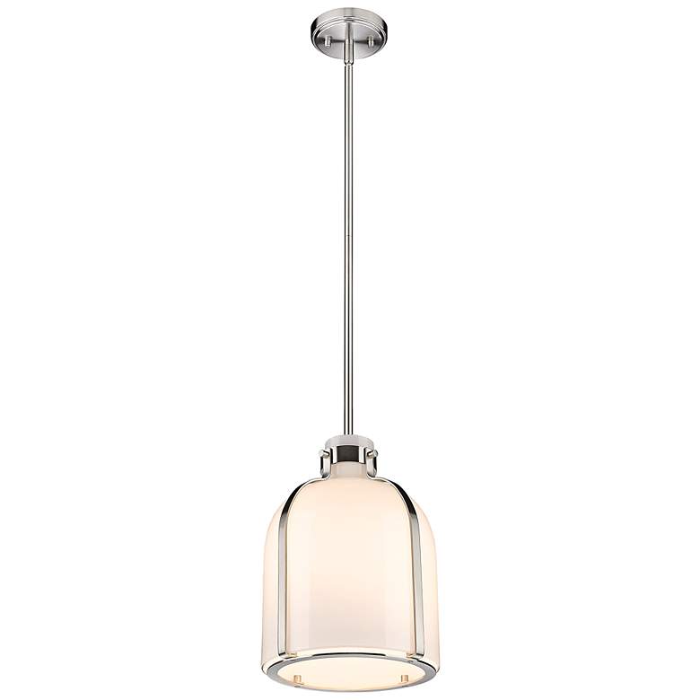 Image 4 Pearson 9 3/4" Wide Brushed Nickel Mini Pendant more views