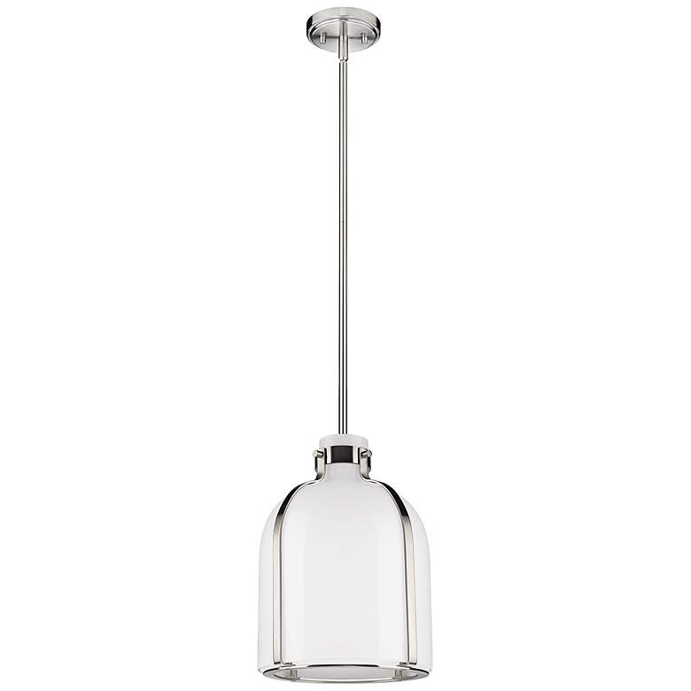 Image 5 Pearson 9 3/4" Wide Brushed Nickel Mini Pendant more views
