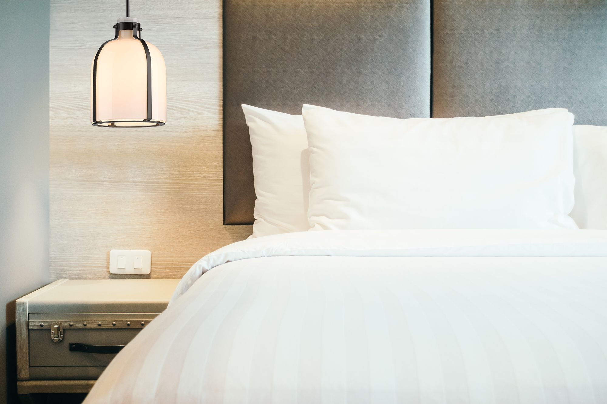 Image 2 Pearson 9 3/4" Wide Matte Black and Opal Glass Mini Pendant more views