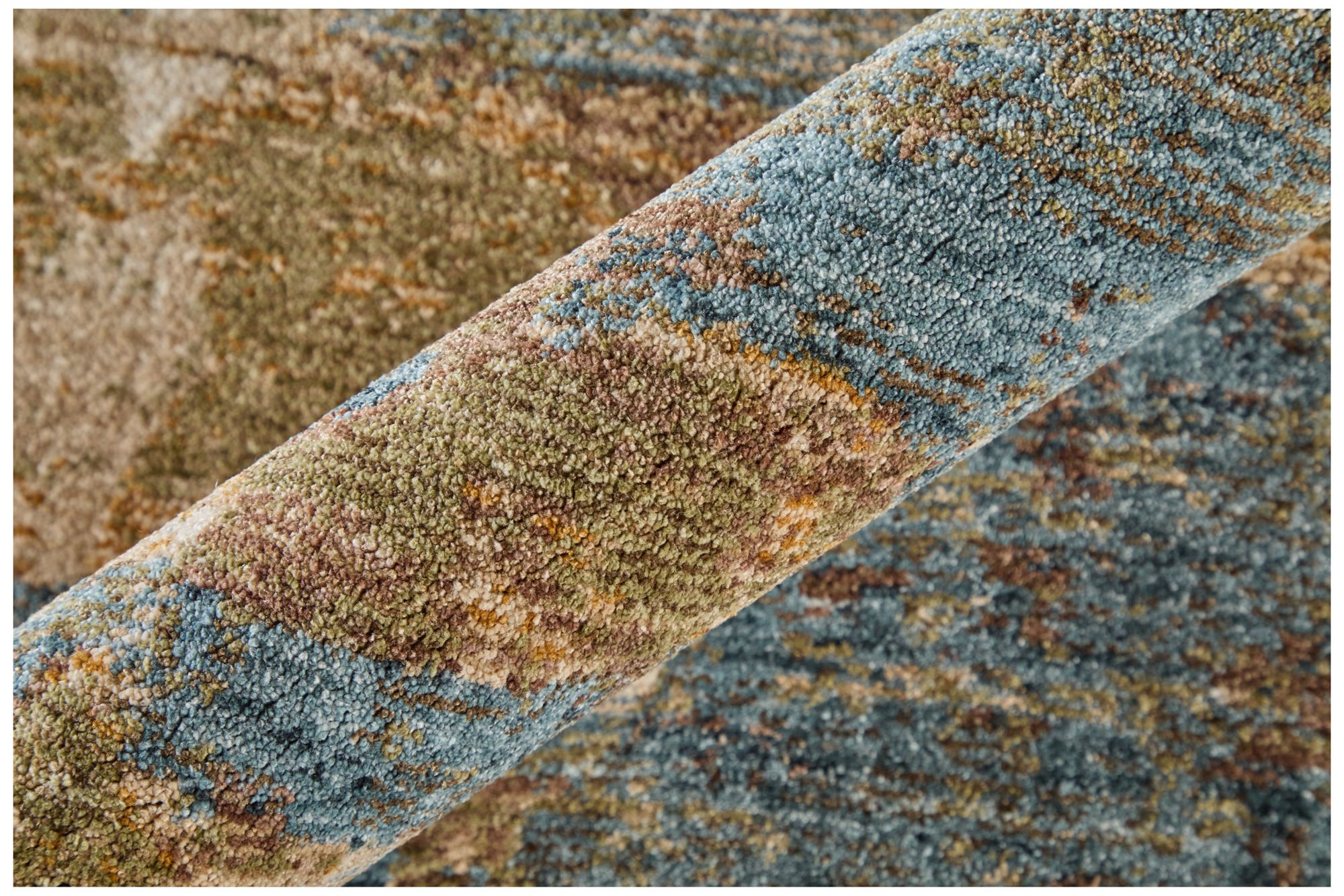 Image 6 Pearson Abstract Indoor Blue Area Rug 39SCF 5' x 7'-6" more views