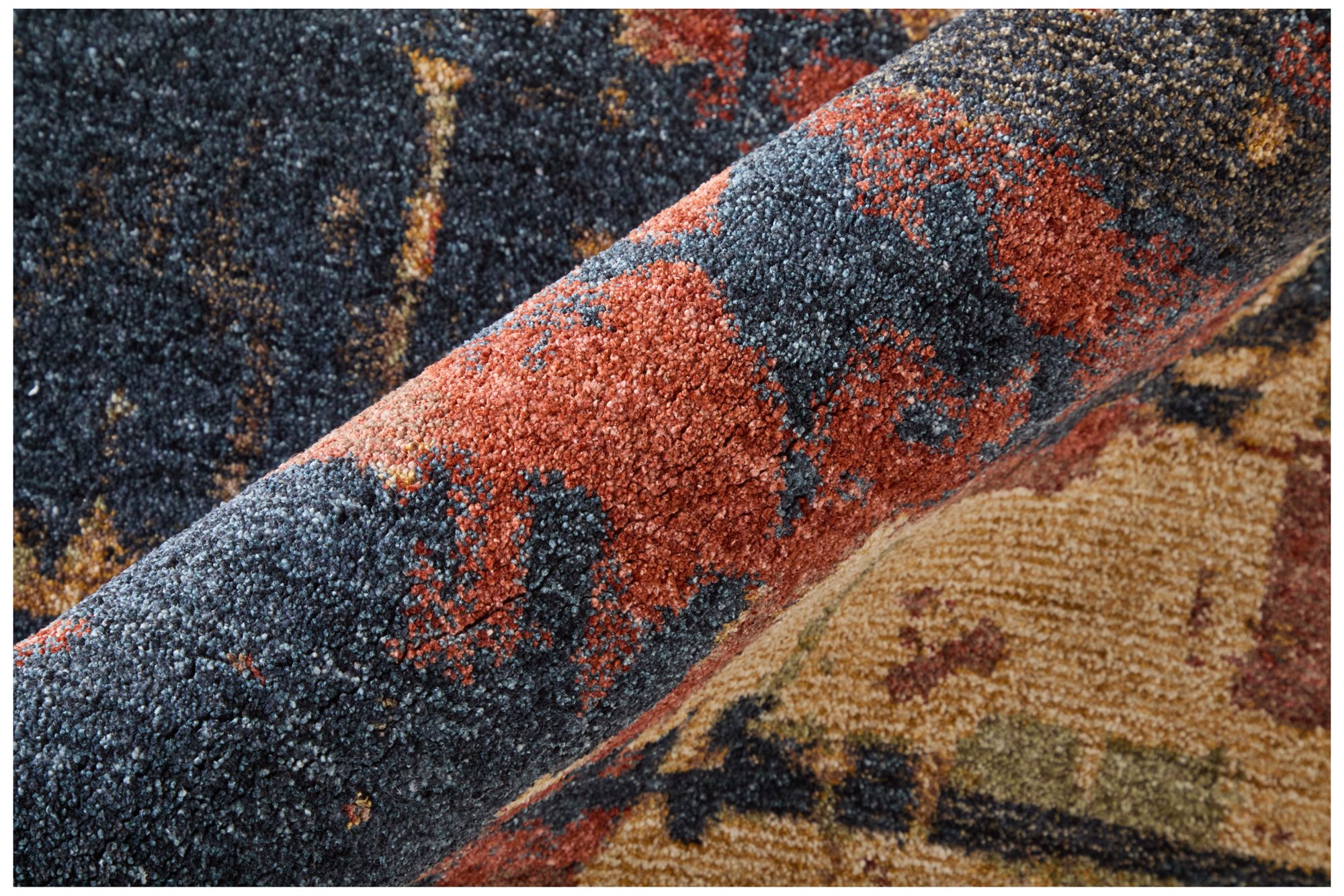 Image 6 Pearson Abstract Indoor Blue Area Rug 39SQF 2'-6" x 7'-3" more views