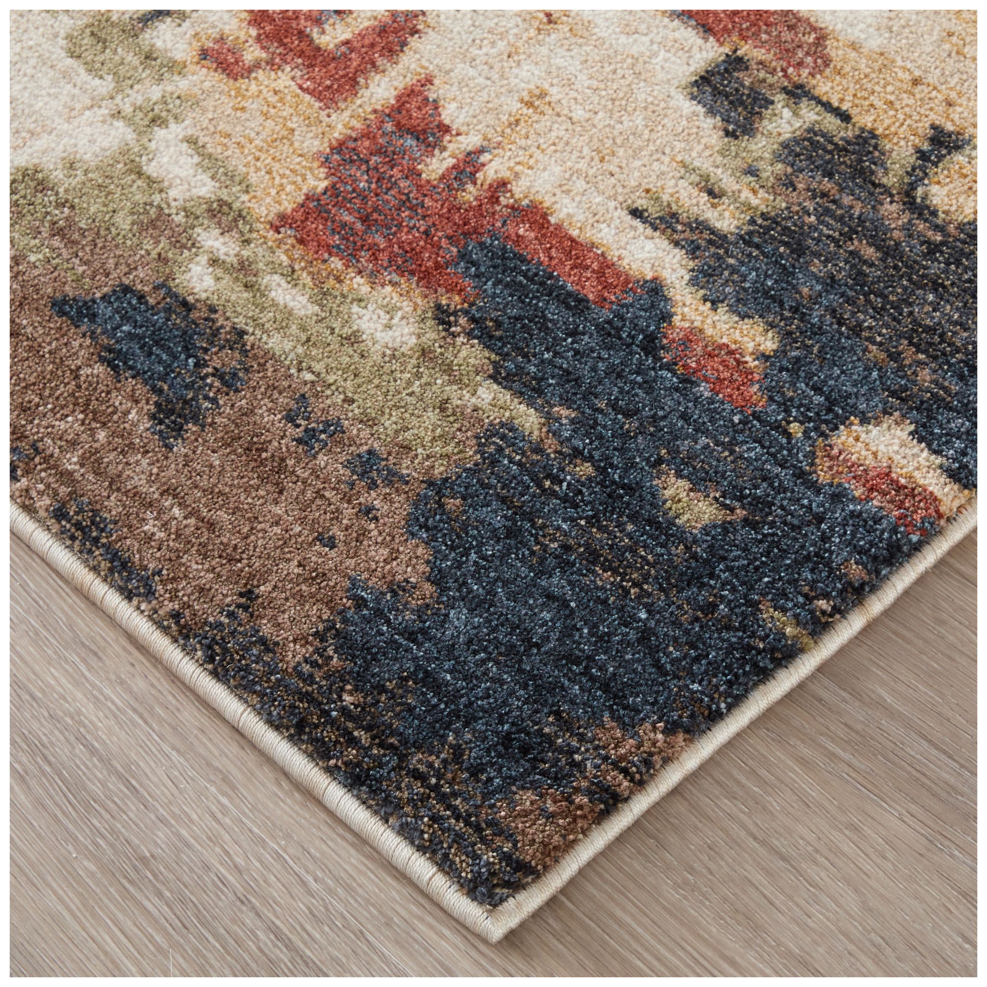 Image 4 Pearson Abstract Indoor Blue Area Rug 39SQF 7'-10" x 10'-3" more views