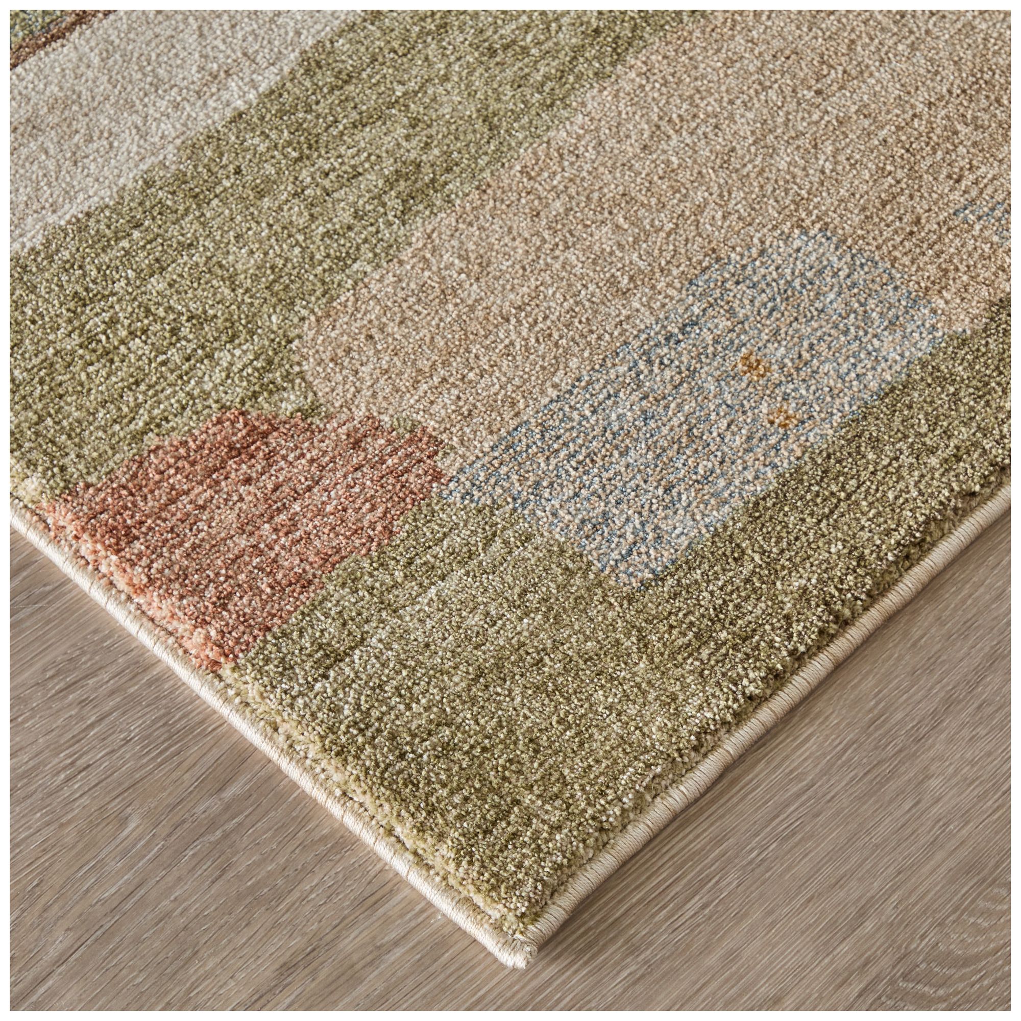 Image 3 Pearson Abstract Indoor Brown Area Rug 39SHF 2'-6" x 7'-3" more views