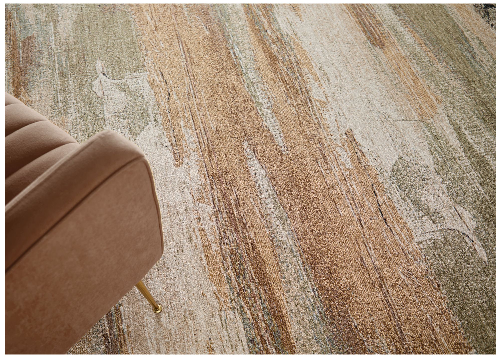 Image 2 Pearson Abstract Indoor Green Area Rug 39SBF 7'-10" x 10'-3" more views