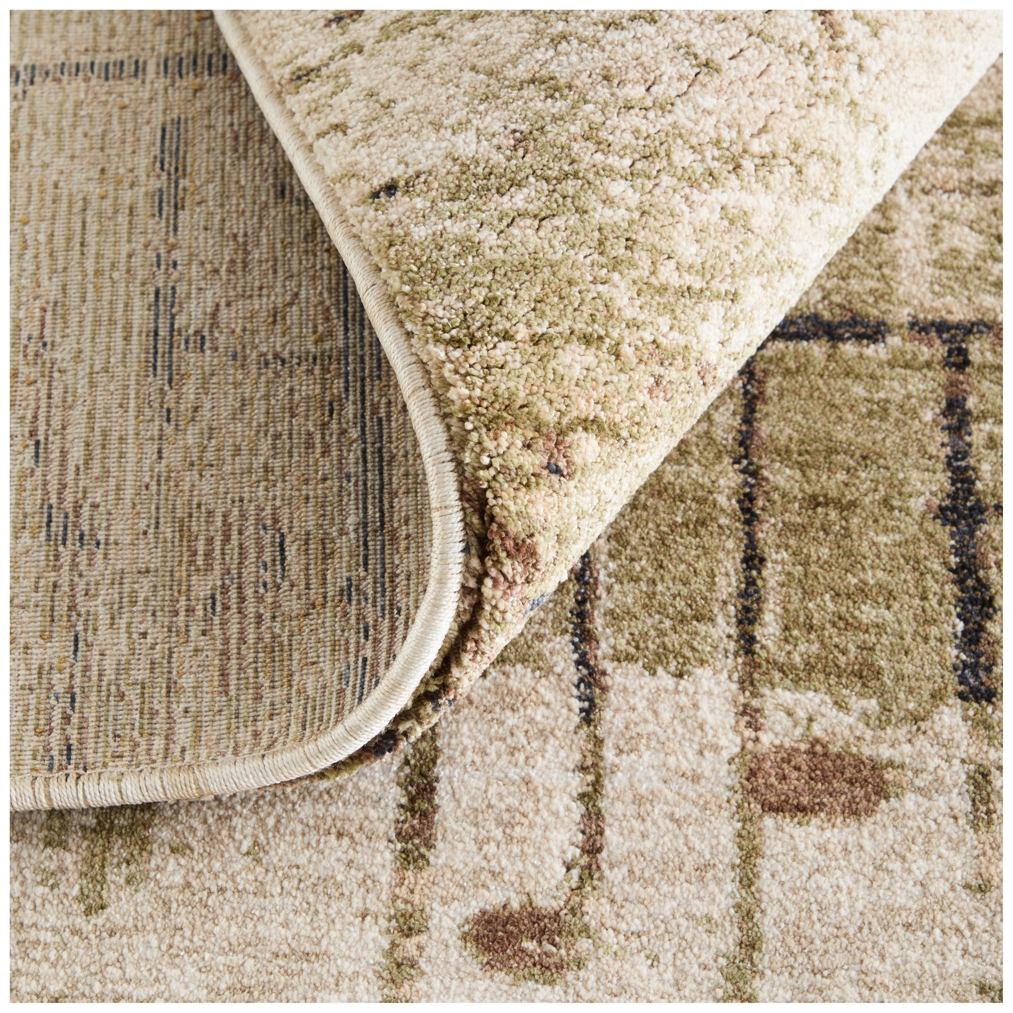 Pearson Abstract Indoor Ivory Area Rug 39STF 2'-6" x 7'-3"