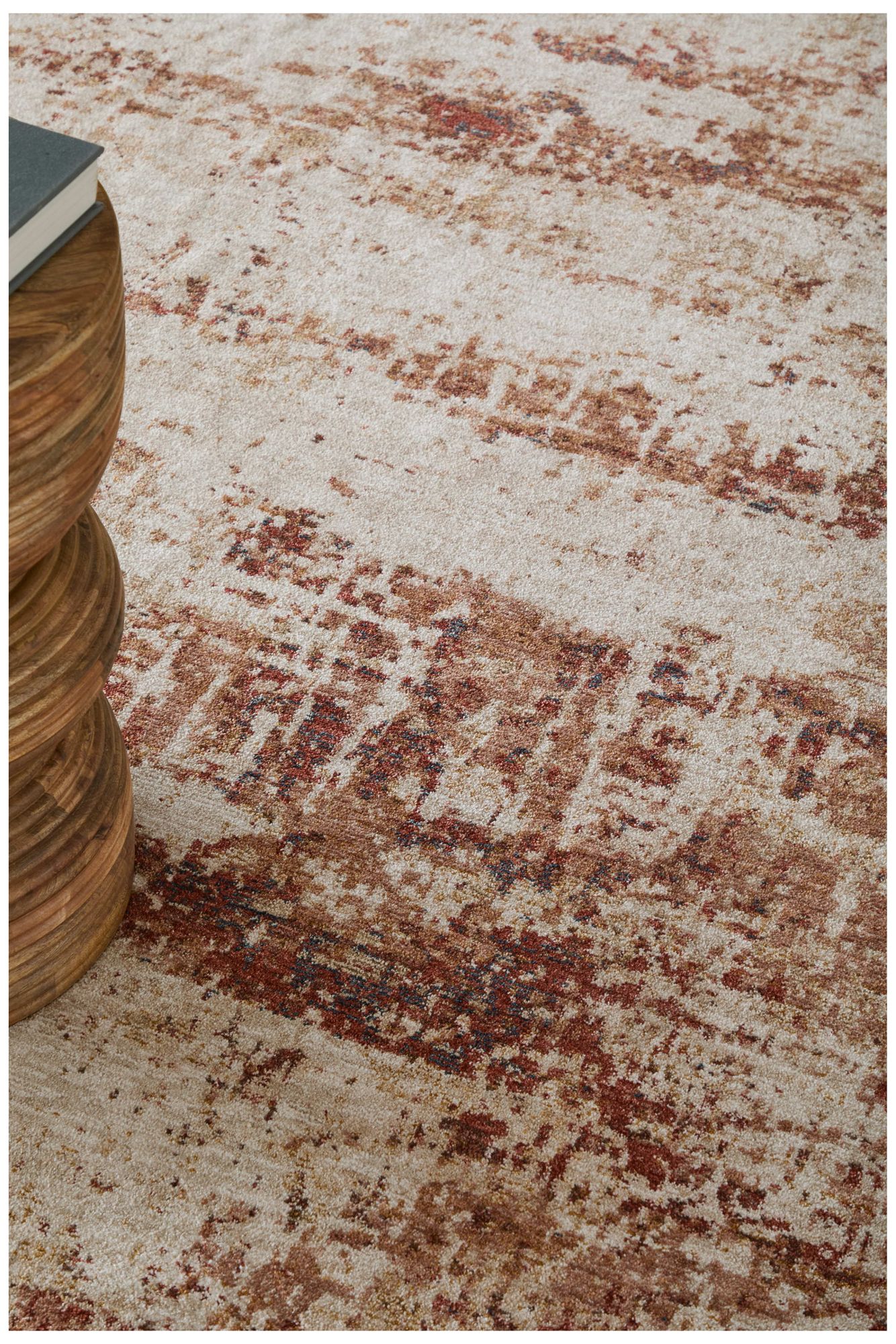 Image 2 Pearson Abstract Indoor Ivory Area Rug 39UEF 5' x 7'-6" more views