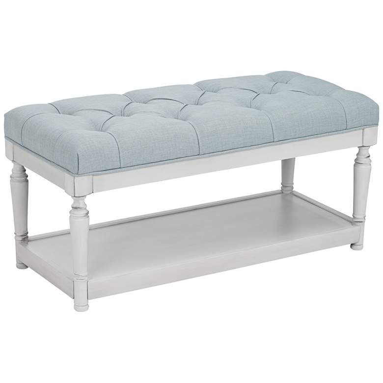 Image 1 Pearson Blue Upholstered Bench