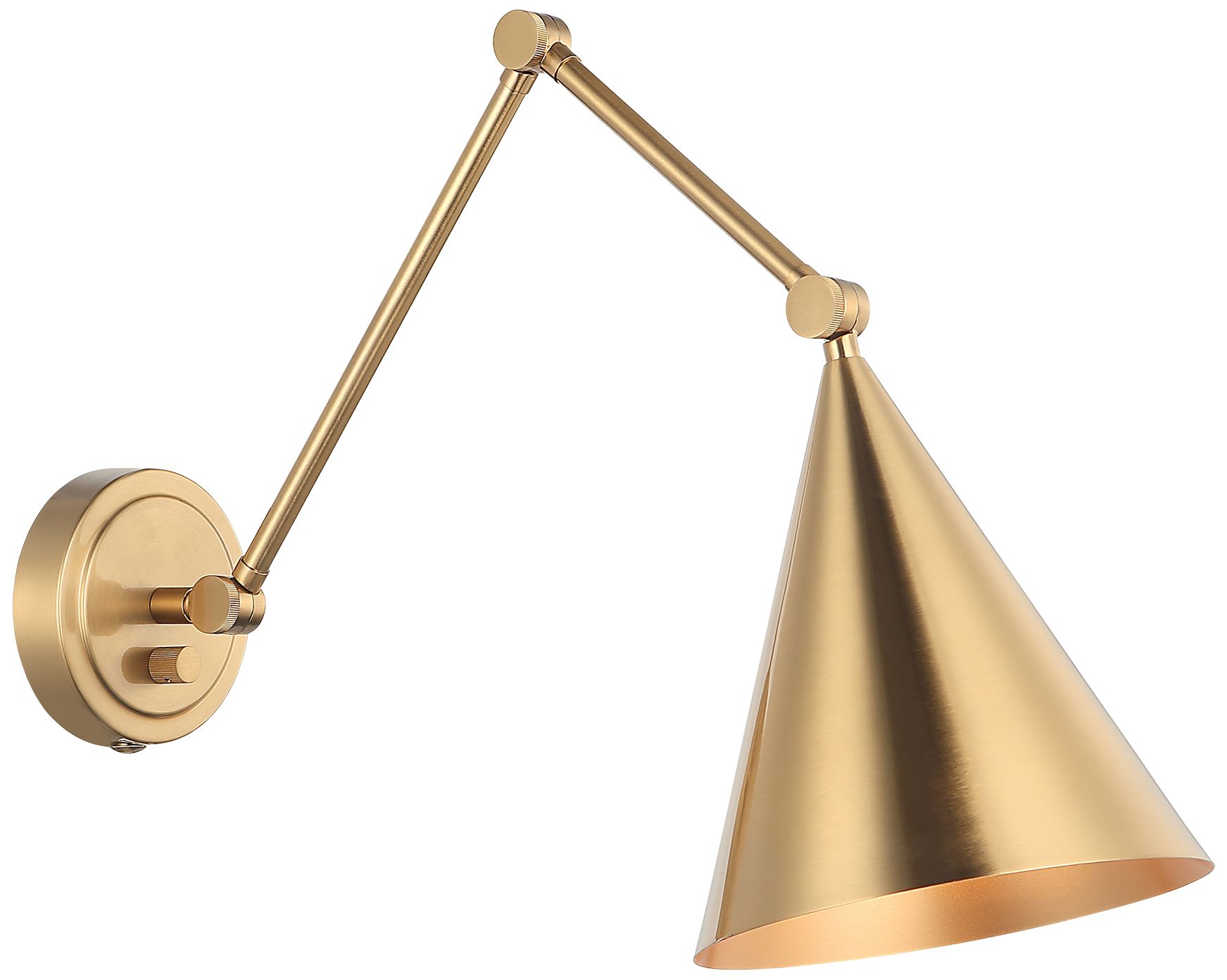 Pearson by Matteo Aged Gold Single-Light E26 Sconce, AG Shade
