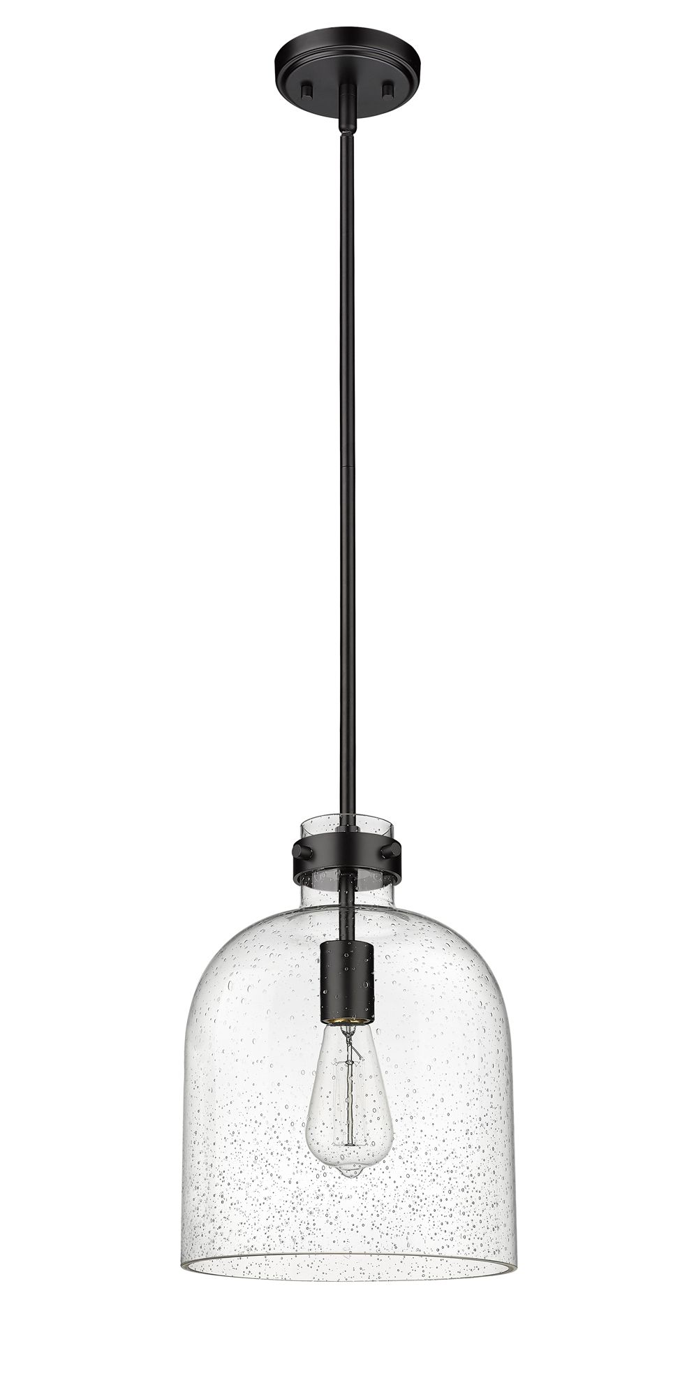 Image 5 Pearson by Z-Lite Matte Black 9.5 inch 1 Light Pendant more views