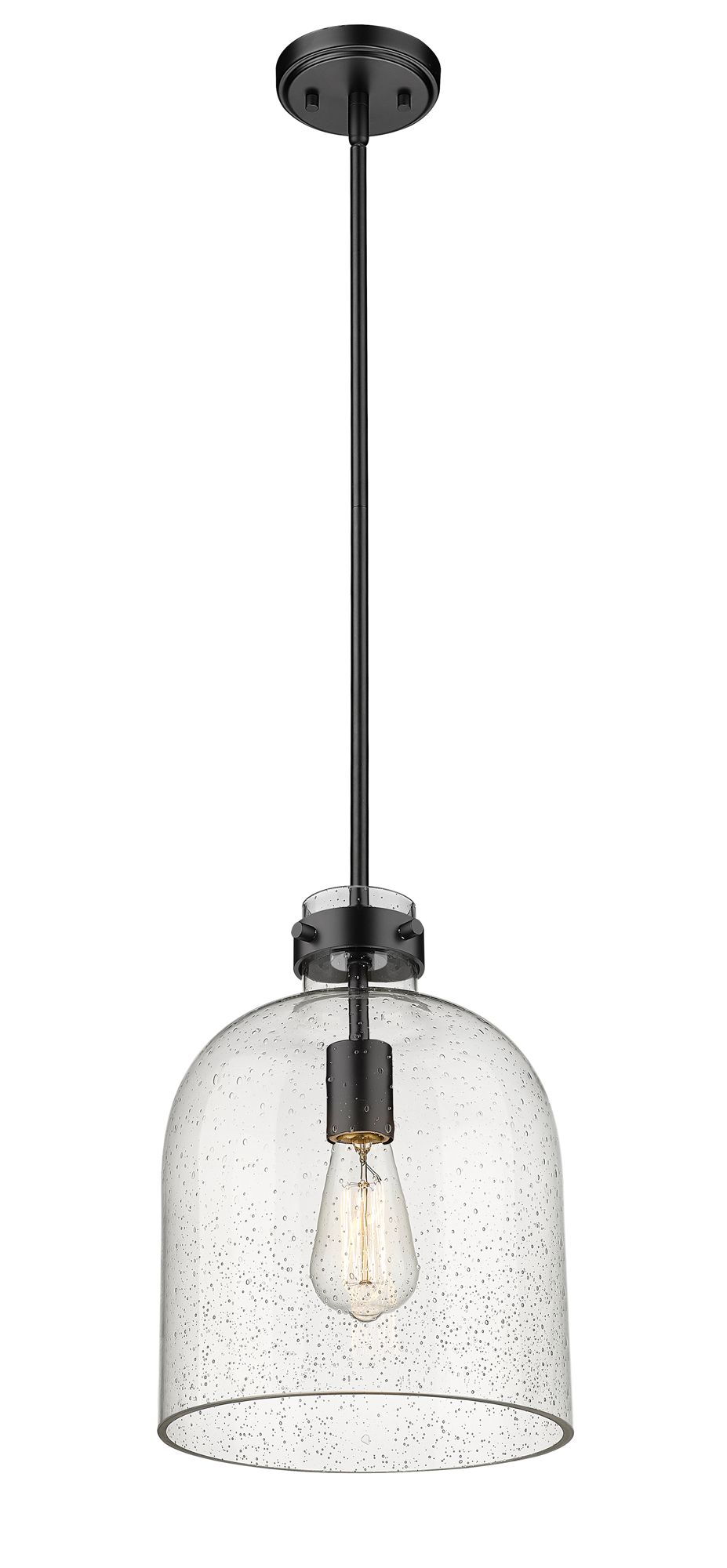Image 6 Pearson by Z-Lite Matte Black 9.5 inch 1 Light Pendant more views