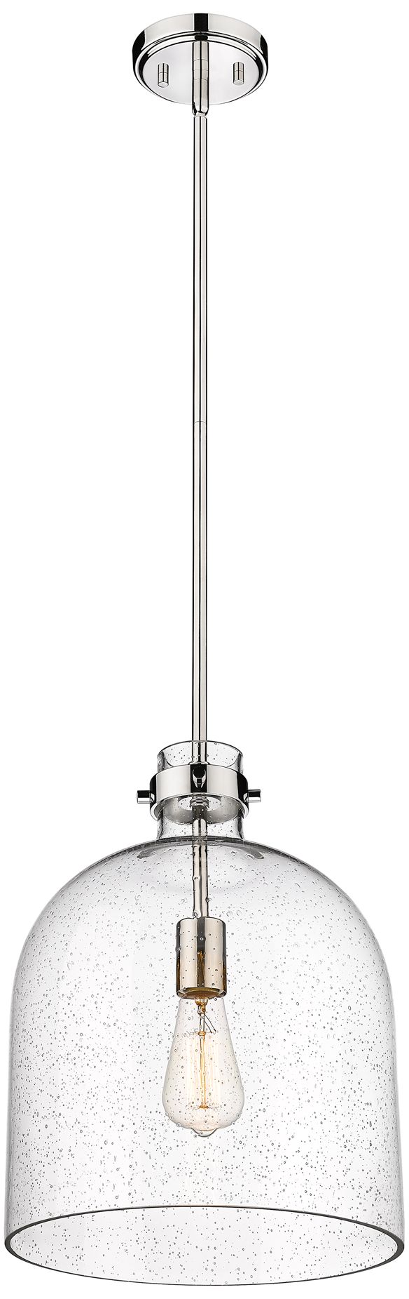 Image 4 Pearson by Z-Lite Polished Nickel 12 inch 1 Light Pendant more views