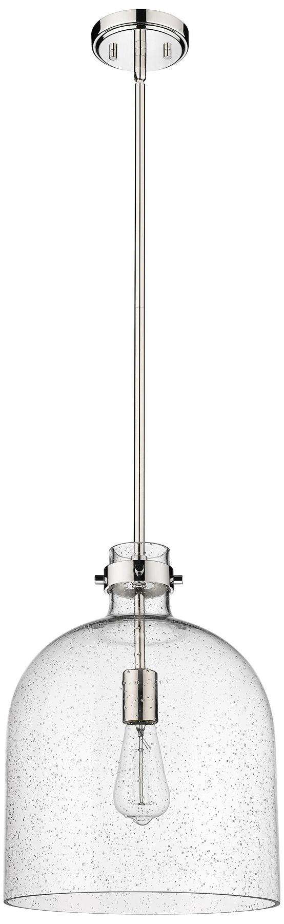 Image 5 Pearson by Z-Lite Polished Nickel 12 inch 1 Light Pendant more views