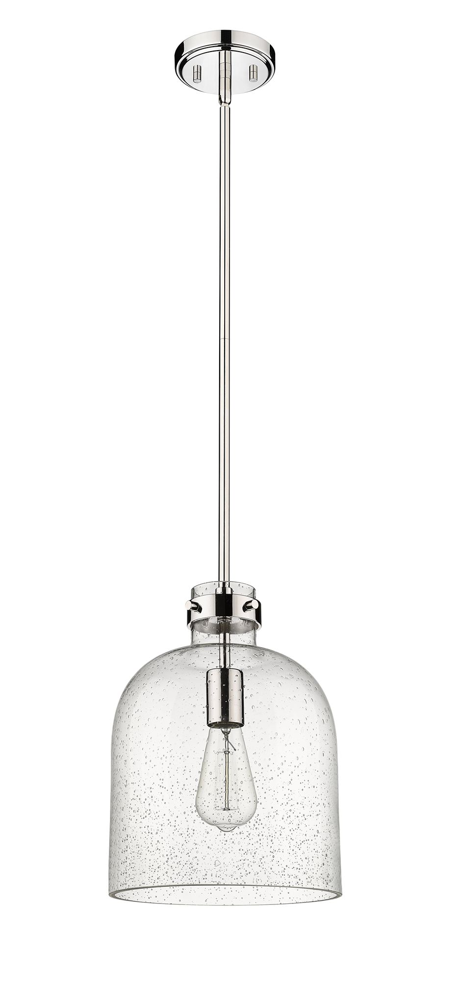 Image 4 Pearson by Z-Lite Polished Nickel 9.5 inch 1 Light Pendant more views