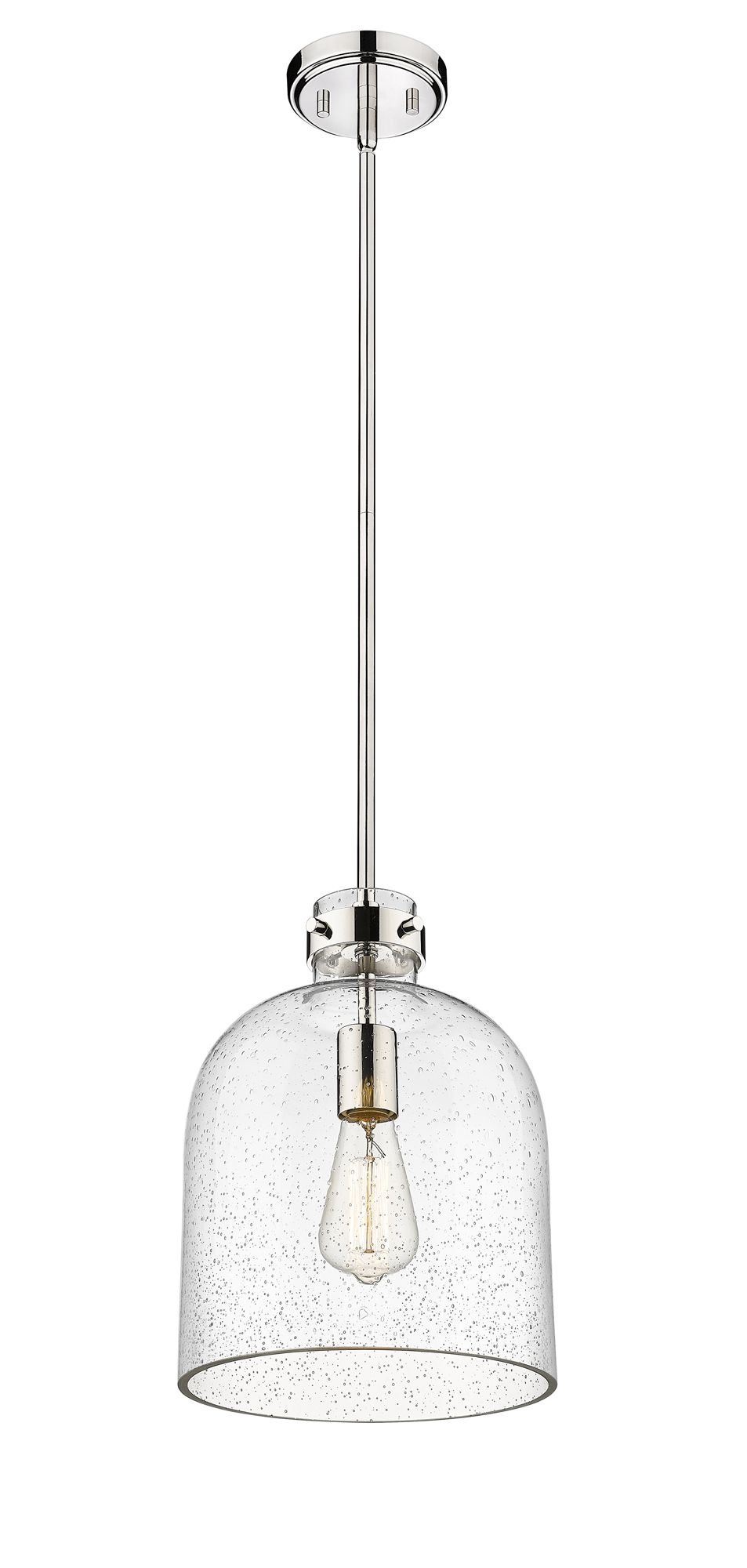 Image 5 Pearson by Z-Lite Polished Nickel 9.5 inch 1 Light Pendant more views