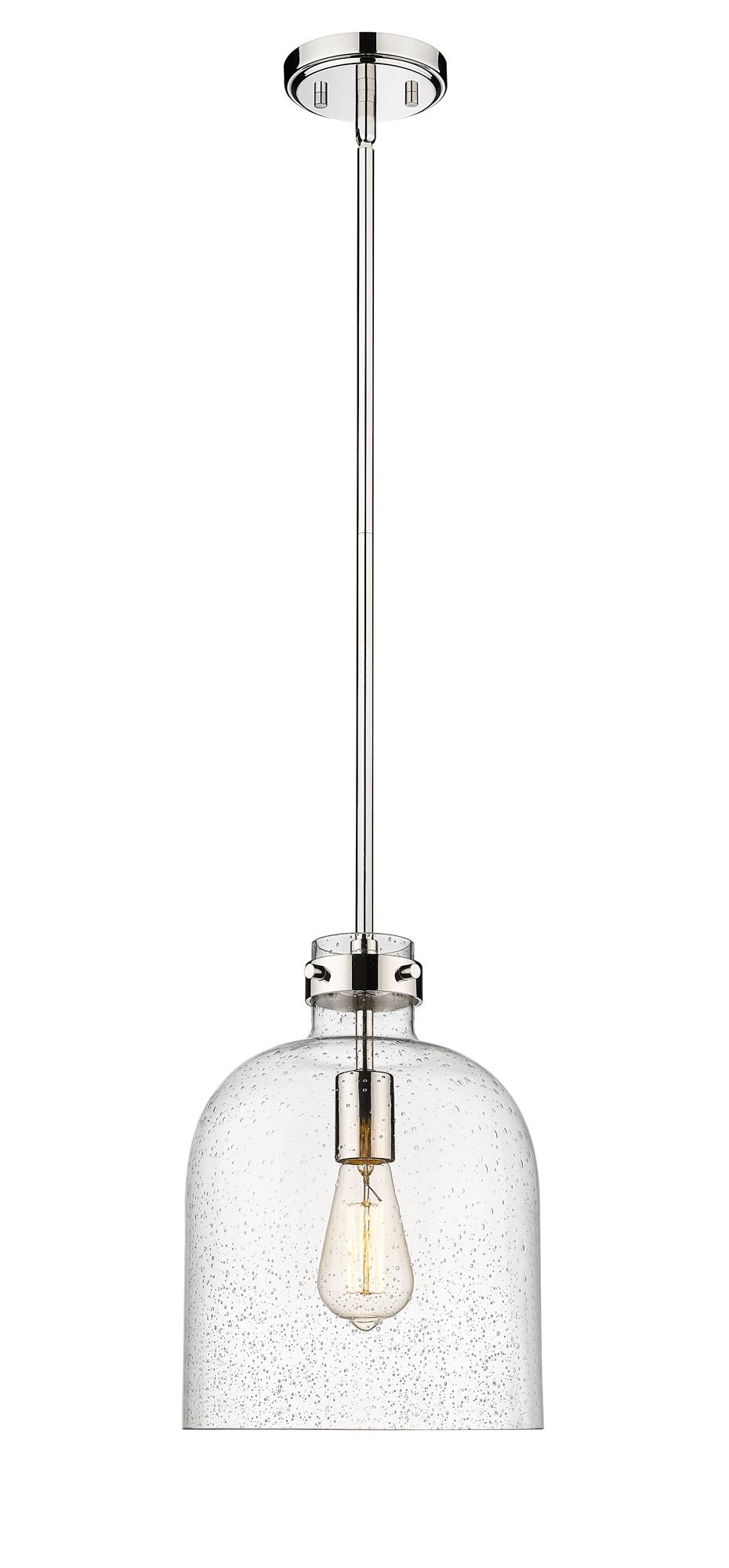 Image 6 Pearson by Z-Lite Polished Nickel 9.5 inch 1 Light Pendant more views