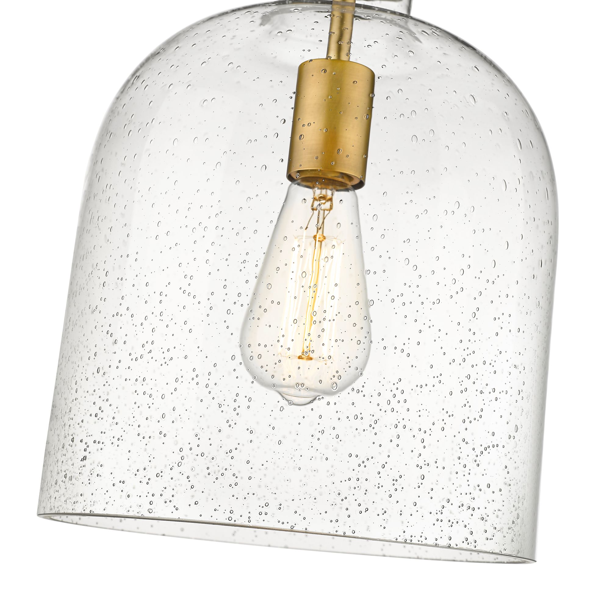 Image 6 Pearson by Z-Lite Rubbed Brass 9.5 inch 1 Light Pendant more views