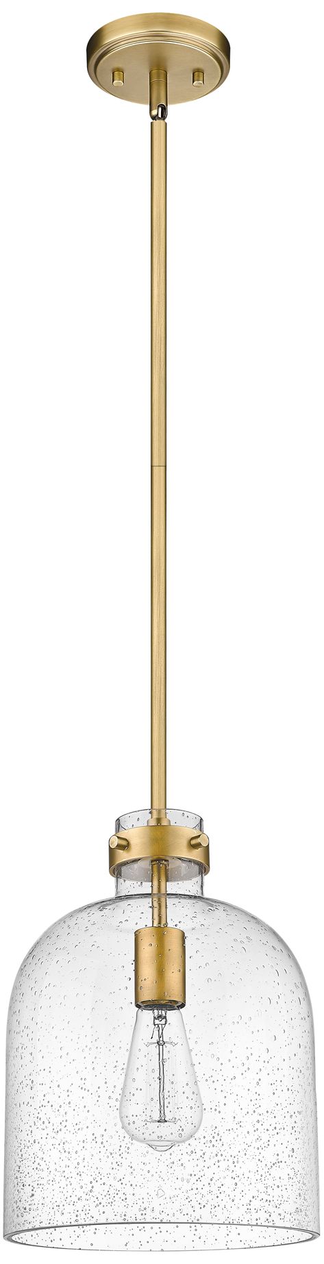 Image 7 Pearson by Z-Lite Rubbed Brass 9.5 inch 1 Light Pendant more views