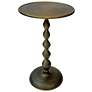 1_Pearson Hammered Dimple Metal Side Table - Antique Brass