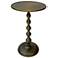Pearson Hammered Dimple Metal Side Table - Antique Brass
