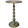 2_Pearson Hammered Dimple Metal Side Table - Antique Brass more views