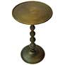 3_Pearson Hammered Dimple Metal Side Table - Antique Brass more views