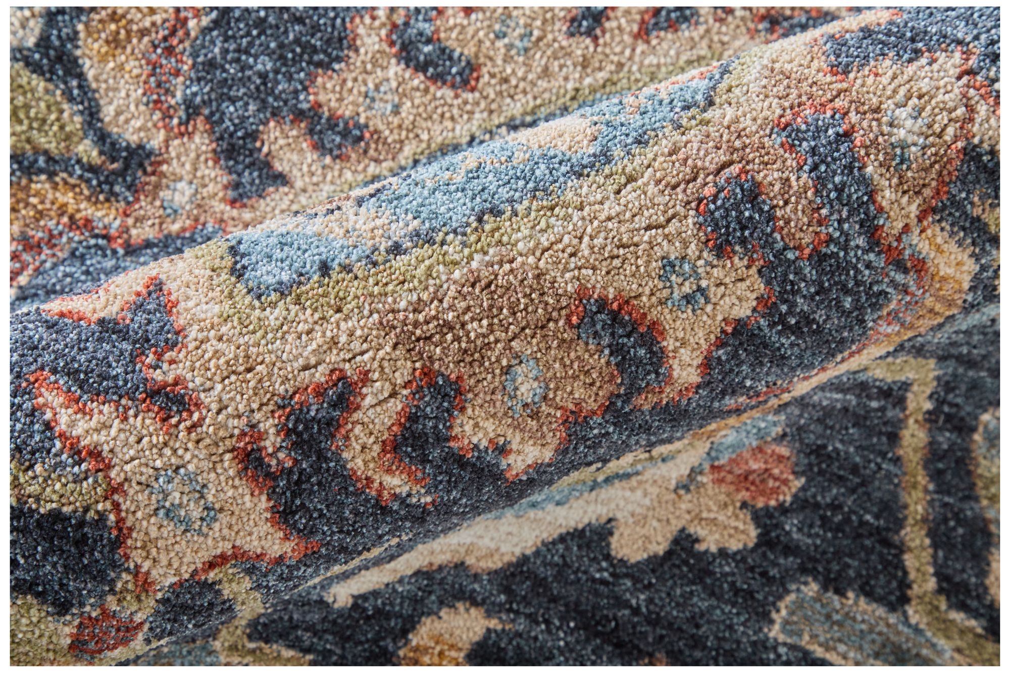 Image 6 Pearson Medallion Indoor Blue Area Rug 39SGF 2' x 3' more views